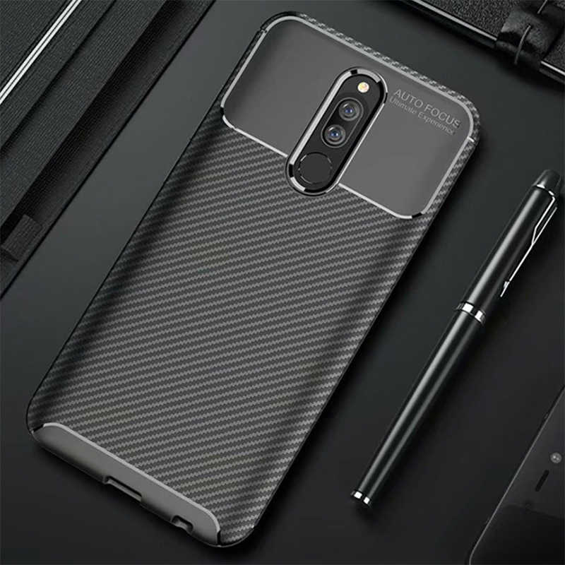 Xiaomi Redmi 8 Kılıf Zore Negro Silikon Kapak - Siyah