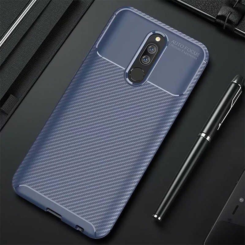 Xiaomi Redmi 8 Kılıf Zore Negro Silikon Kapak - Lacivert