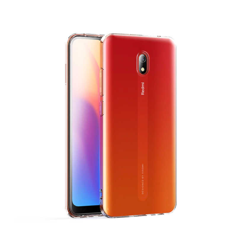 Xiaomi Redmi 8A Kılıf Zore Süper Silikon Kapak - Renksiz
