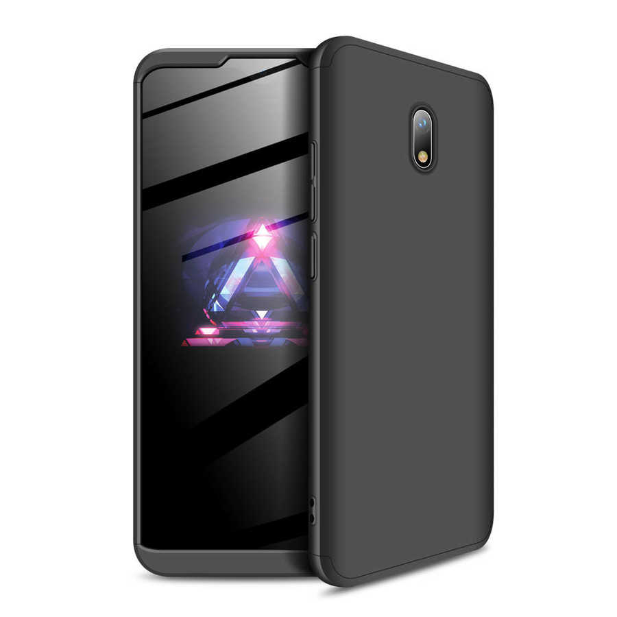 Xiaomi Redmi 8A Kılıf Zore Ays Kapak - Siyah