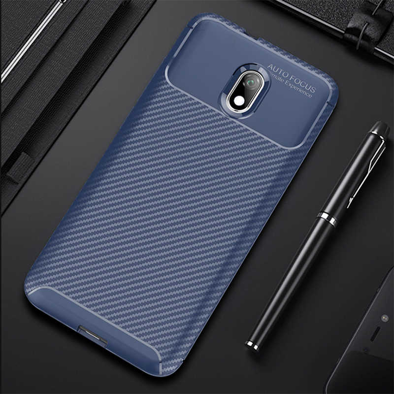 Xiaomi Redmi 8A Kılıf Zore Negro Silikon Kapak - Lacivert