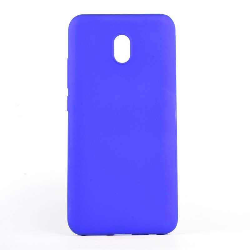Xiaomi Redmi 8A Kılıf Zore Premier Silikon Kapak - Saks Mavi