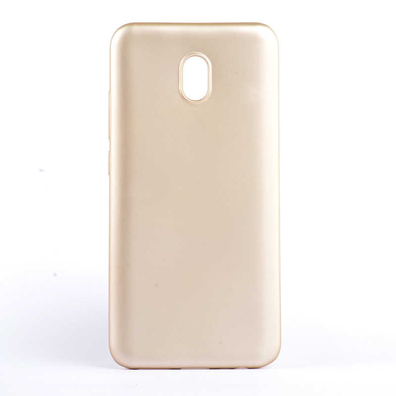 Xiaomi Redmi 8A Kılıf Zore Premier Silikon Kapak - Gold
