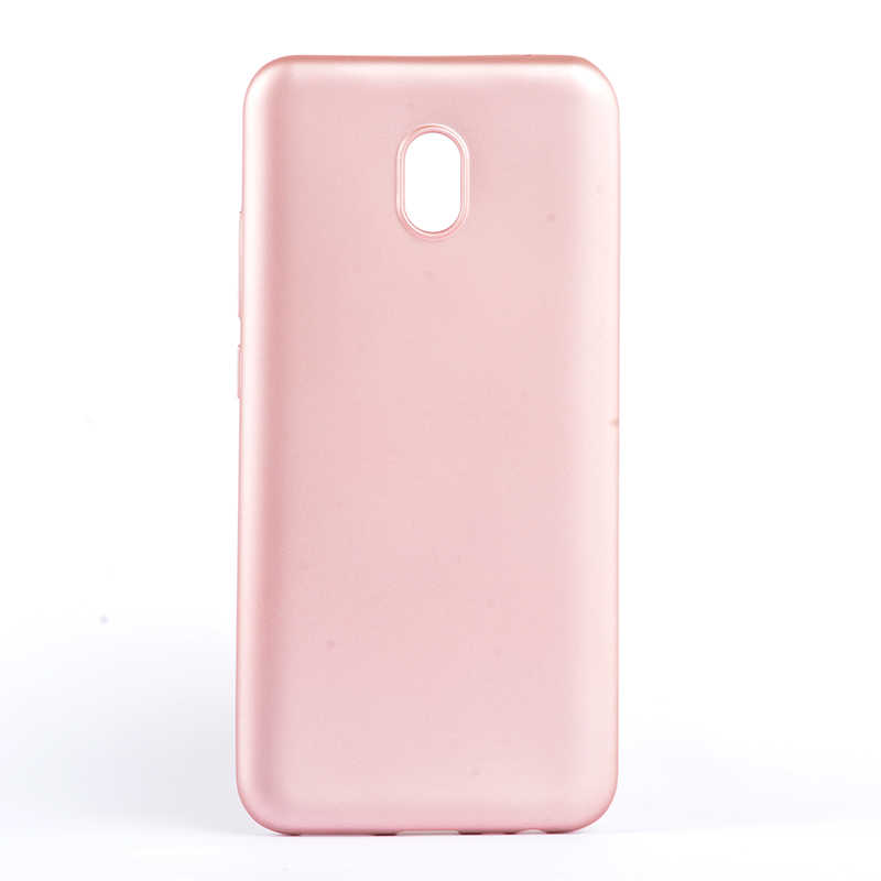 Xiaomi Redmi 8A Kılıf Zore Premier Silikon Kapak - Rose Gold