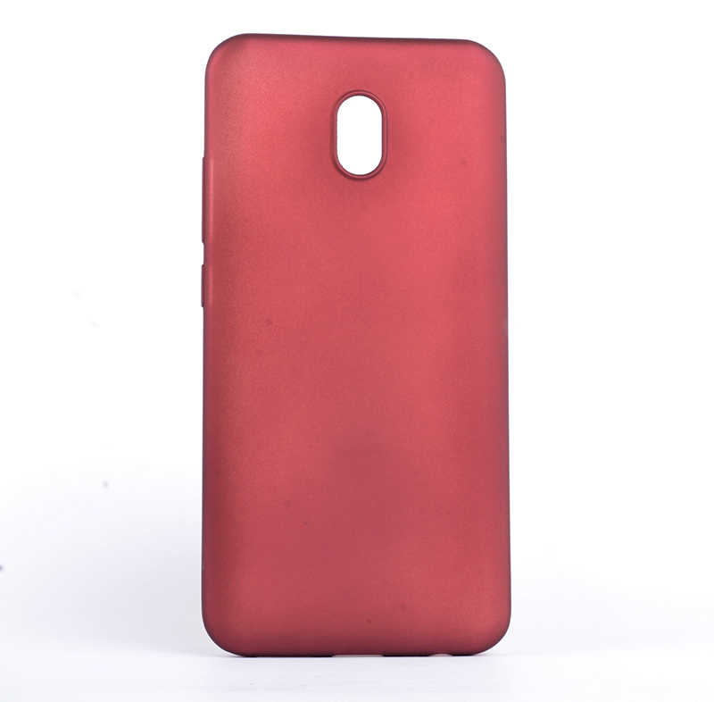 Xiaomi Redmi 8A Kılıf Zore Premier Silikon Kapak - Mürdüm