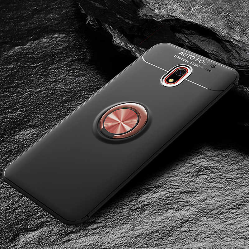 Xiaomi Redmi 8A Kılıf Zore Ravel Silikon Kapak - Siyah-Rose Gold