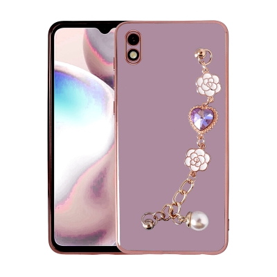 Xiaomi Redmi 9A Kılıf El Tutamaçlı Kamera Korumalı Zore Taka Silikon Kapak - Zore