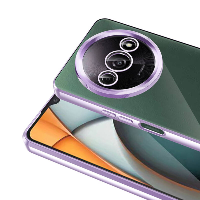 Xiaomi Redmi A3 4G 2024 Case Camera Protection Zore Omega Cover Showing Logo - 14