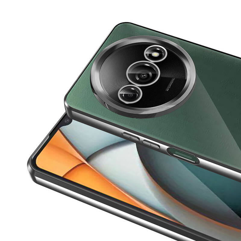 Xiaomi Redmi A3 4G 2024 Kılıf Kamera Korumalı Logo Gösteren Zore Omega Kapak - 10