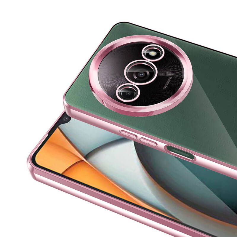 Xiaomi Redmi A3 4G 2024 Kılıf Kamera Korumalı Logo Gösteren Zore Omega Kapak - 12
