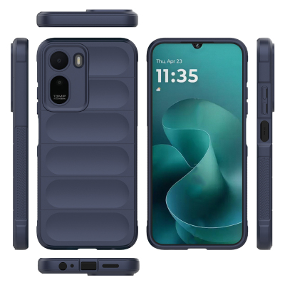 Xiaomi Redmi A7 Pro Kılıf Esnek TPU Oyuklu Arka Yüzey Tasarımlı Zore Etnik Silikon Kapak - 8