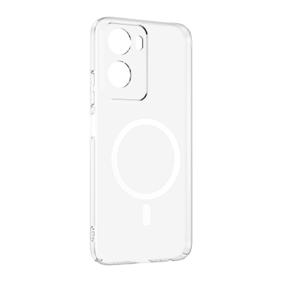 Xiaomi Redmi A7 Pro M-Safe Charging Feature Case Zore London Transparent Hard PC Camera Protection Cover - 2