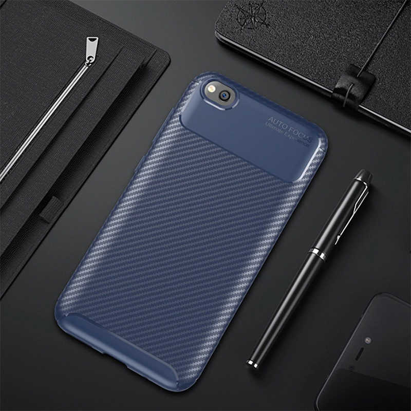 Xiaomi Redmi Go Kılıf Zore Negro Silikon Kapak - Lacivert