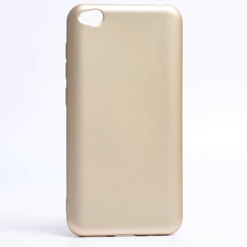 Xiaomi Redmi Go Kılıf Zore Premier Silikon Kapak - Gold