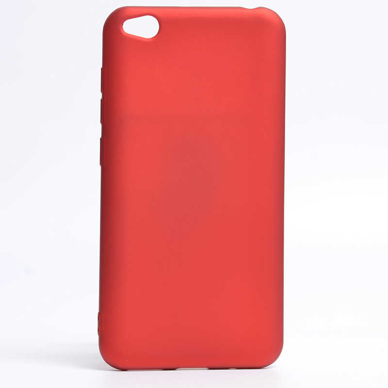 Xiaomi Redmi Go Kılıf Zore Premier Silikon Kapak - Kırmızı