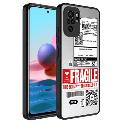Xiaomi Redmi Note 10 Case Mirror Patterned Camera Protection Glossy Zore Mirror Cover Fragile
