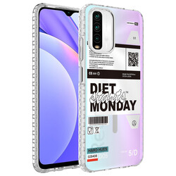 Xiaomi Redmi Note 10 Kılıf Airbag Kenarlı Renkli Desenli Silikon Zore Elegans Kapak - Zore