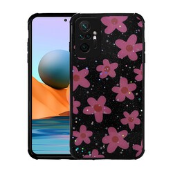 Xiaomi Redmi Note 10 Pro Case Glittery Patterned Camera Protected Shiny Zore Popy Cover - 2