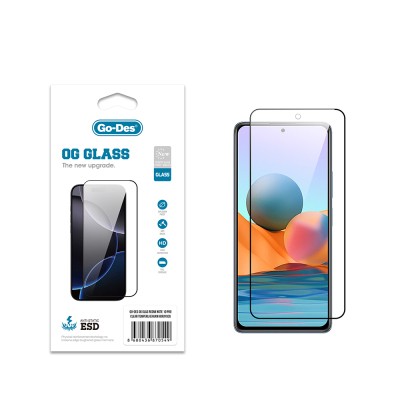 Xiaomi Redmi Note 10 Pro Go Des OG Glass Antistatic Tempered Glass Screen Protector - 2