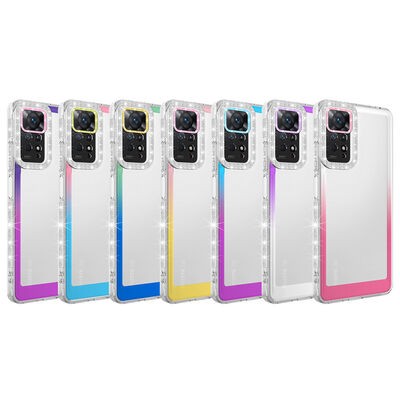 Xiaomi Redmi Note 11 Global Case Silvery and Color Transition Design Lens Protected Zore Park Cover - 9