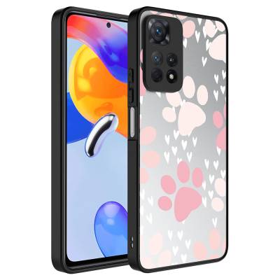 Xiaomi Redmi Note 11 Pro 5G Kılıf Aynalı Desenli Kamera Korumalı Parlak Zore Mirror Kapak - 3