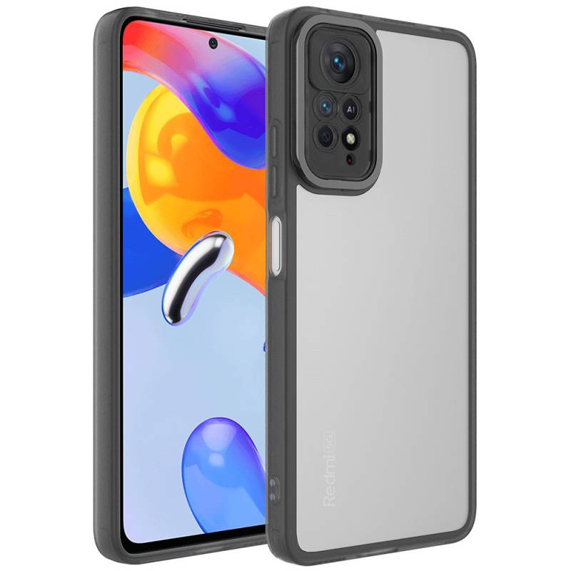 Xiaomi Redmi Note 11 Pro 5G Kılıf Kamera Korumalı Transparan Zore Post Kapak - 7