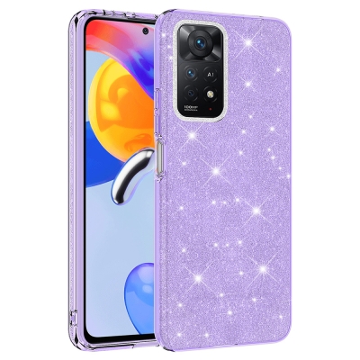Xiaomi Redmi Note 11 Pro 5G Kılıf Zore Shining Silikon - Thumbnail