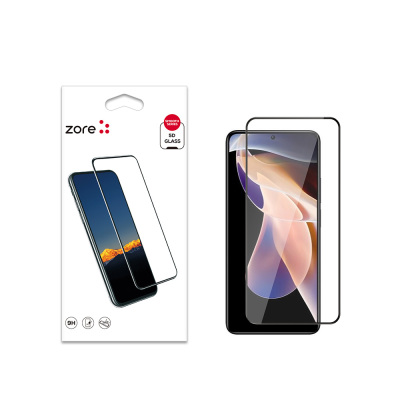 Xiaomi Redmi Note 11 Pro Plus 5G Zore Kenarları Kırılmaya Dayanıklı Cam Ekran Koruyucu - Zore