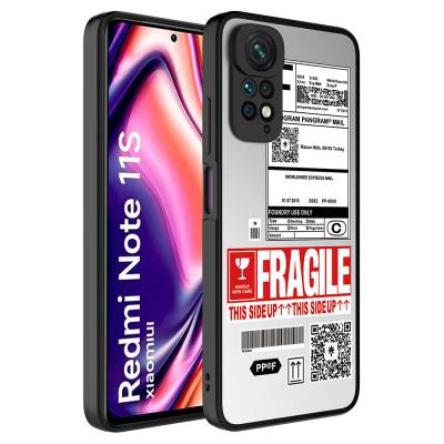 Xiaomi Redmi Note 11S Global Kılıf Aynalı Desenli Kamera Korumalı Parlak Zore Mirror Kapak Fragile