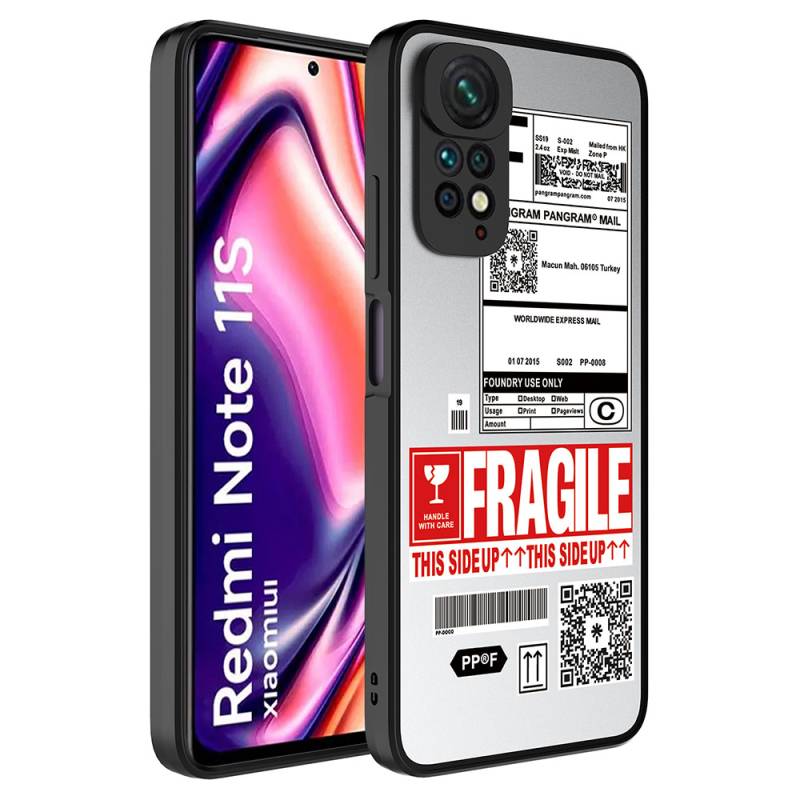 Xiaomi Redmi Note 11S Global Kılıf Aynalı Desenli Kamera Korumalı Parlak Zore Mirror Kapak - 4