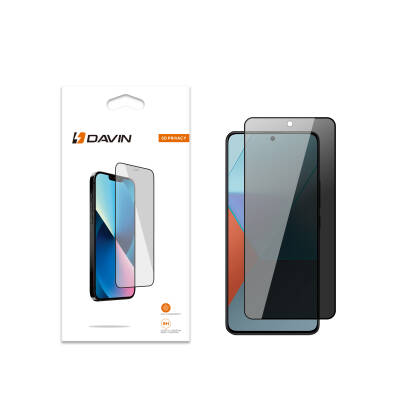 Xiaomi Redmi Note 12 4G Davin 5D Privacy Glass Screen Protector - Davin