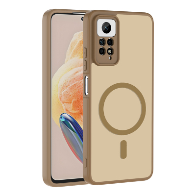 Xiaomi Redmi Note 12 Pro 4G Case with M-safe Charging Feature Zore Flat Cover - Zore