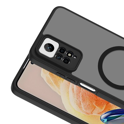 Xiaomi Redmi Note 12 Pro 4G Case with M-safe Charging Feature Zore Flat Cover - 10