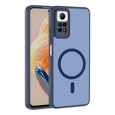 Xiaomi Redmi Note 12 Pro 4G Case with M-safe Charging Feature Zore Flat Cover - 3