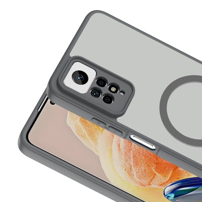 Xiaomi Redmi Note 12 Pro 4G Case with M-safe Charging Feature Zore Flat Cover - 12
