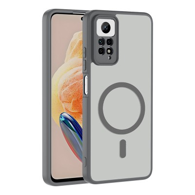 Xiaomi Redmi Note 12 Pro 4G Kılıf M-safe Şarj Özellikli Zore Babet Kapak - 4