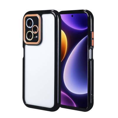Xiaomi Redmi Note 12 Pro Plus 5G Case Camera Protected Colorful Edge Frame Design Zore Vitamin Cover - Zore