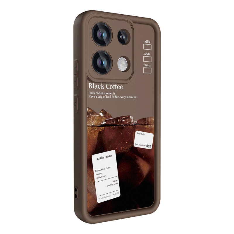 Xiaomi Redmi Note 13 Pro 4G Case Camera Protected Printed Back Surface Zore Klas Cover - 11