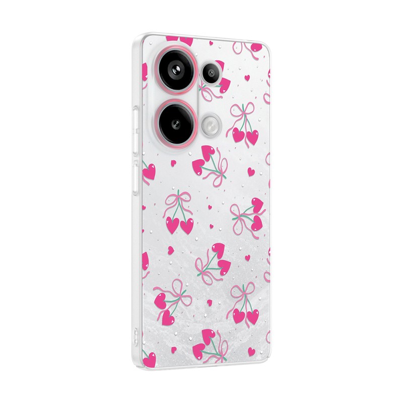 Xiaomi Redmi Note 13 Pro 4G Case with Camera Protector, Patterned Zore Clip Cover - 8