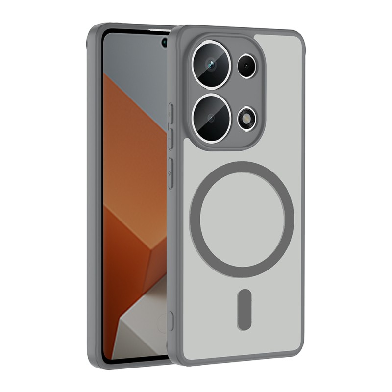 Xiaomi Redmi Note 13 Pro 4G Case with M-safe Charging Feature Zore Babet Cover - 4
