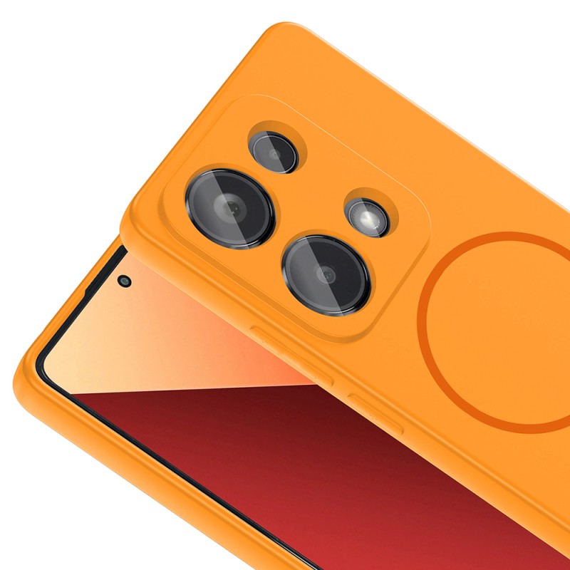 Xiaomi Redmi Note 13 Pro 4G Case Zore Meta Cover with M-safe Charging Feature - 17