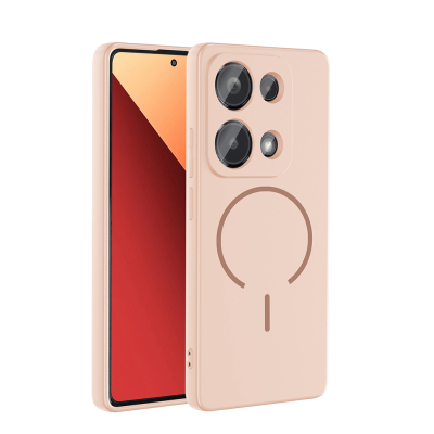 Xiaomi Redmi Note 13 Pro 4G Case Zore Meta Cover with M-safe Charging Feature - Zore