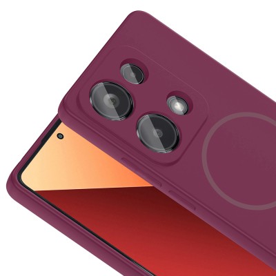 Xiaomi Redmi Note 13 Pro 4G Case Zore Meta Cover with M-safe Charging Feature - 19