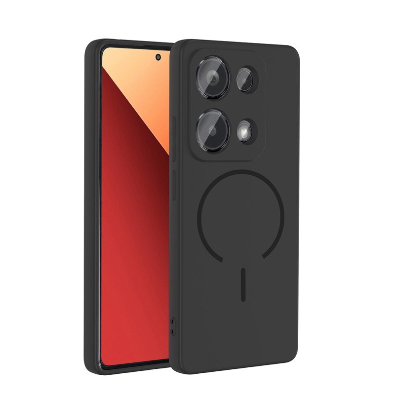 Xiaomi Redmi Note 13 Pro 4G Case Zore Meta Cover with M-safe Charging Feature - 3