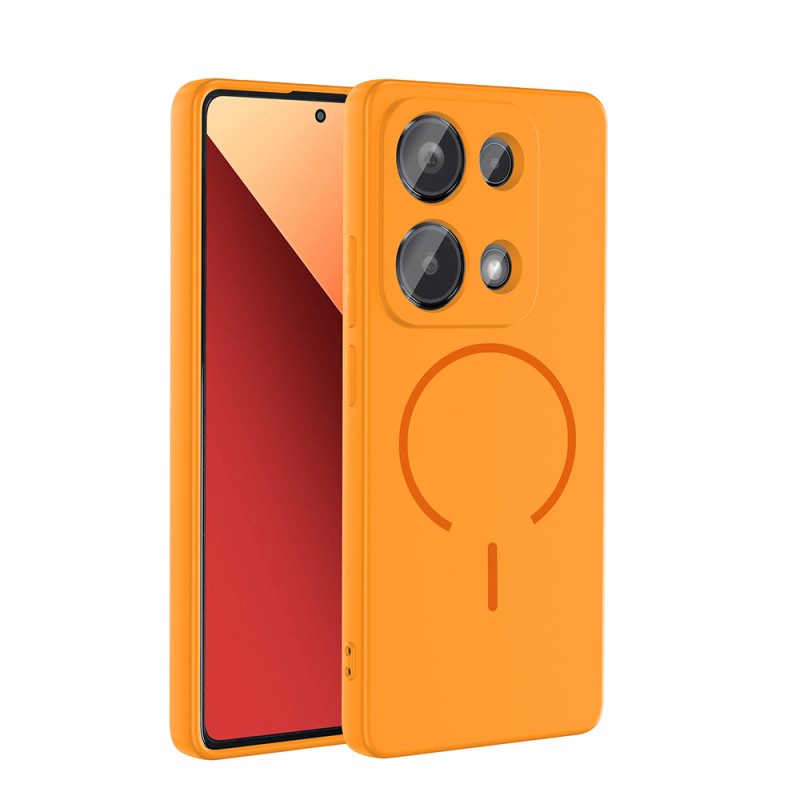 Xiaomi Redmi Note 13 Pro 4G Case Zore Meta Cover with M-safe Charging Feature - 8