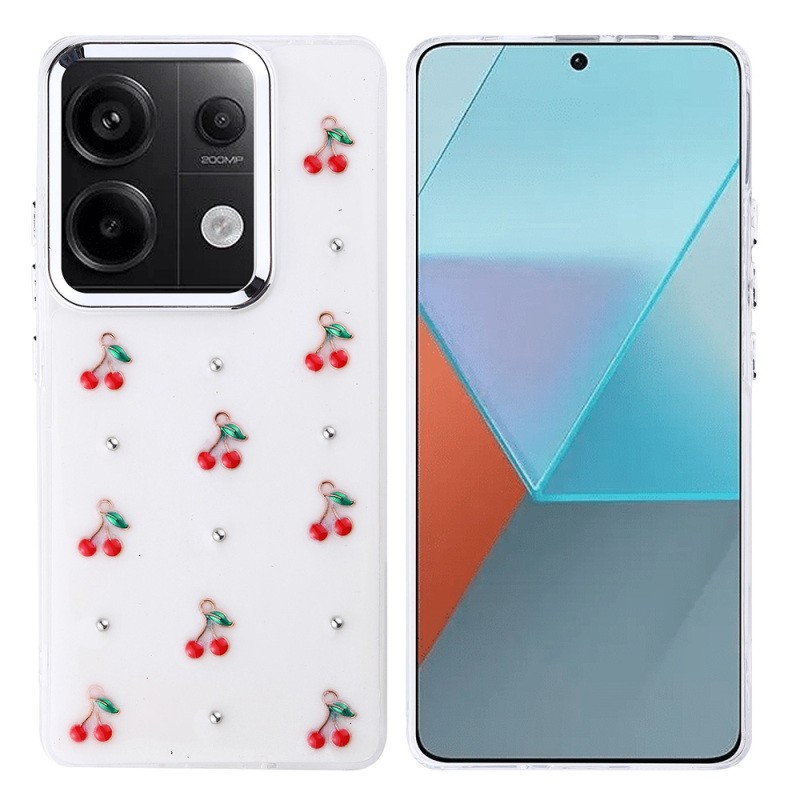 Xiaomi Redmi Note 13 Pro 4G Kılıf Airbag Tasarımlı Simli Şeffaf Zore Kutup Kapak - 4