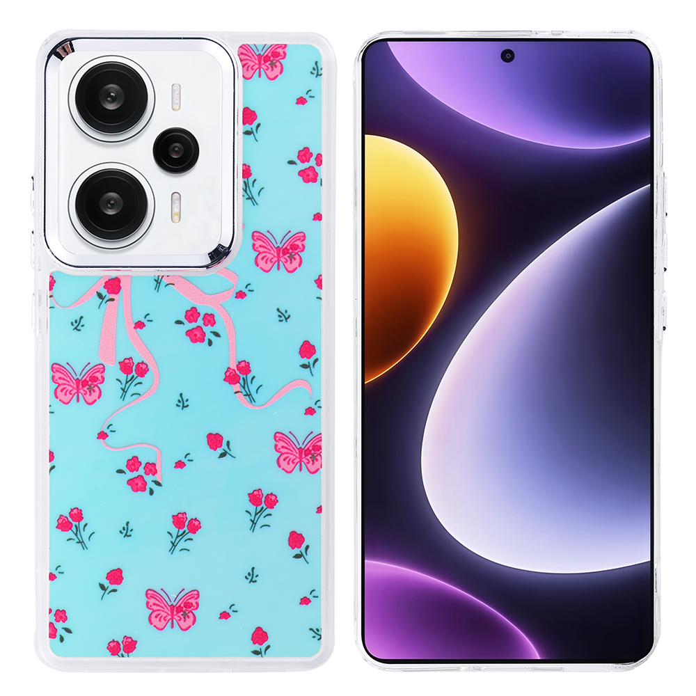 Redmi Note 13 Pro 4G Kılıf Airbag Tasarımlı NXXA Hadra Kapak - Kelebek