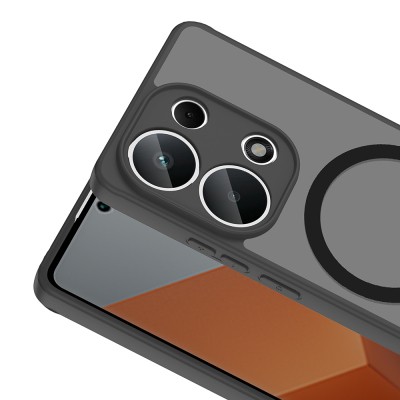 Xiaomi Redmi Note 13 Pro 4G Kılıf M-safe Şarj Özellikli Zore Babet Kapak - 9
