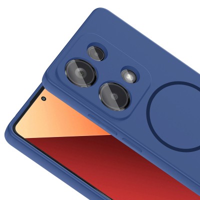 Xiaomi Redmi Note 13 Pro 4G Kılıf M-safe Şarj Özellikli Zore Meta Kapak - 16