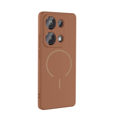 Xiaomi Redmi Note 13 Pro 4G Kılıf M-safe Şarj Özellikli Zore Meta Kapak - 10